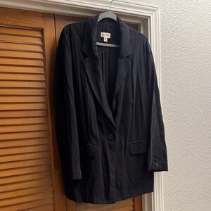 Open Edit Unstructured Blazer
